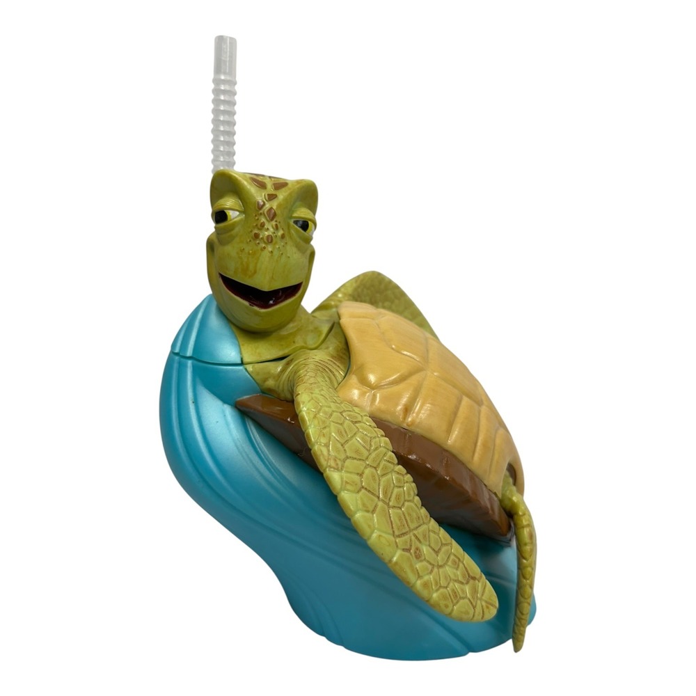 Disney Parks Finding Nemo Crush Sea Turtle Souvenir Sipper Cup with Straw